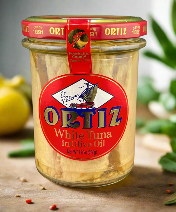 Atun Ortiz | White Tuna in Olive Oil - Glass Jar