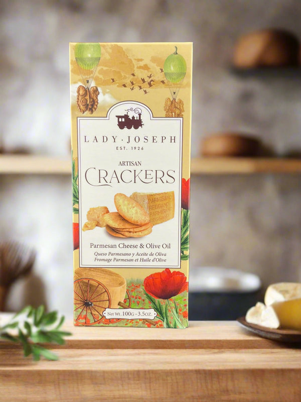 Lady Joseph Artisan Crackers Parmesan Cheese and Olive Oil