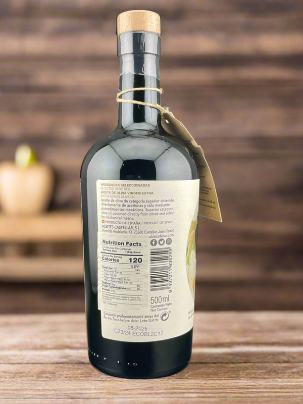 Nobleza del Sur Organic Night Extra Virgin Olive Oil 16.9 fl oz (500ml)