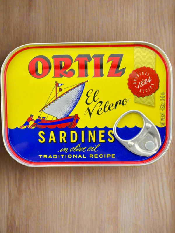 Ortiz Sardines in Olive Oil Traditional Recipe (tin)