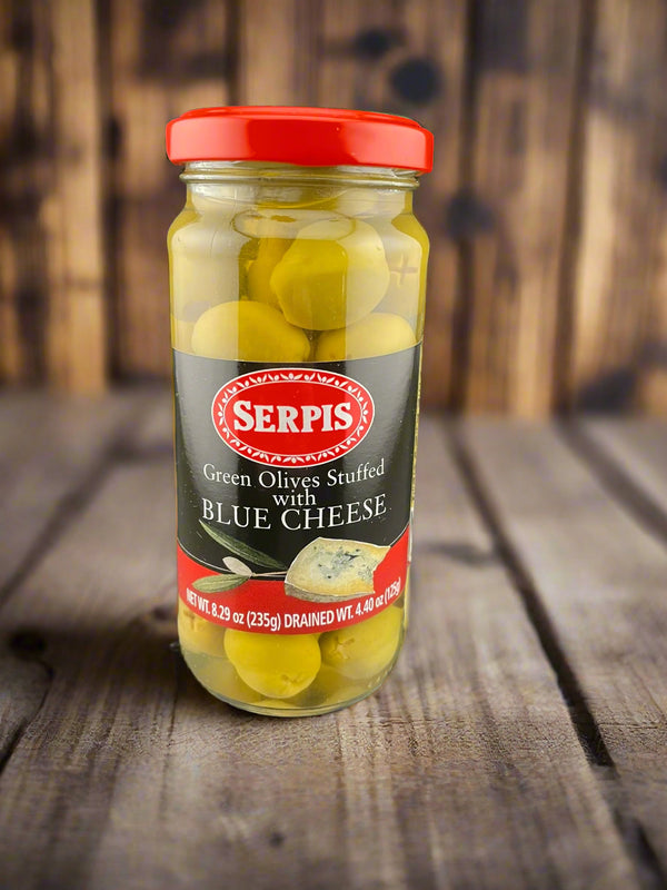 Serpis Green Olives stuffed with Blue Cheese