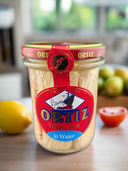 White Tuna in Water (Bonito del Norte al Natural) | Atún Ortiz in Water - Glass Jar